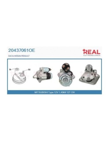REAL MOTORINO D'AVVIAMENTO 20437061OE