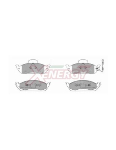 XENERGY PASTIGLIE FRENO X40704