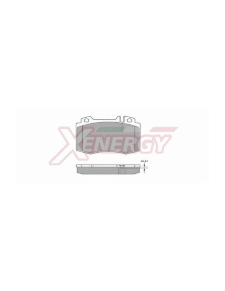XENERGY PASTIGLIE FRENO X40855