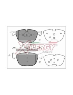 XENERGY PASTIGLIE FRENO X41214 2