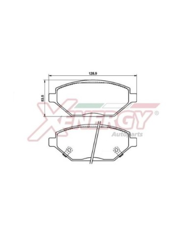 XENERGY PASTIGLIE FRENO X41281