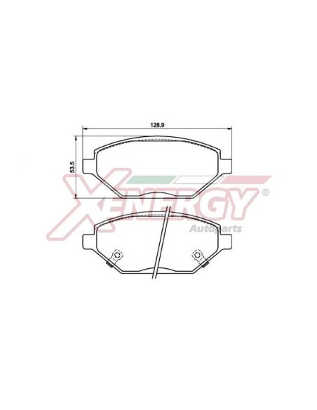 XENERGY PASTIGLIE FRENO X41281