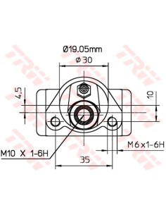 TRW CILINDRETTO FRENO BWD110 2