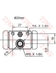 TRW CILINDRETTO FRENO BWH394 2