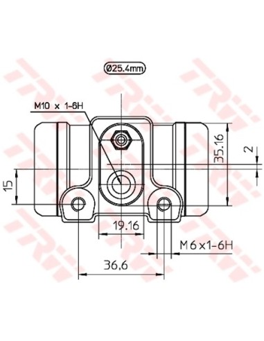 TRW CILINDRETTO FRENO BWL201