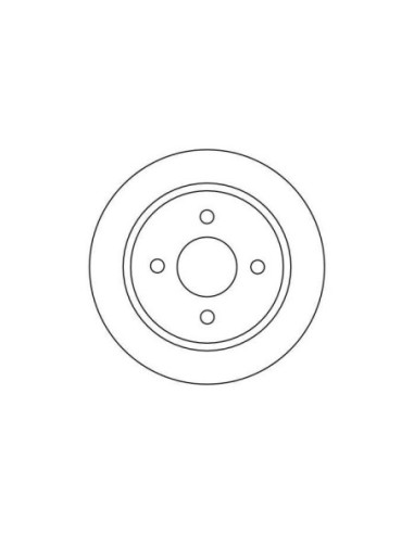 TRW DISCO FRENO DF1654