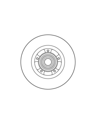 TRW DISCO FRENO DF6044BS