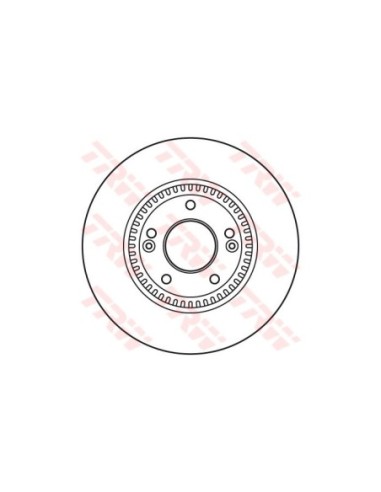 TRW DISCO FRENO DF6108S