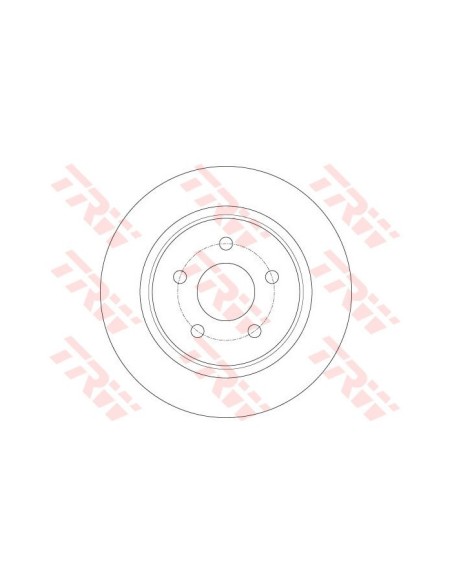 TRW DISCO FRENO DF6150