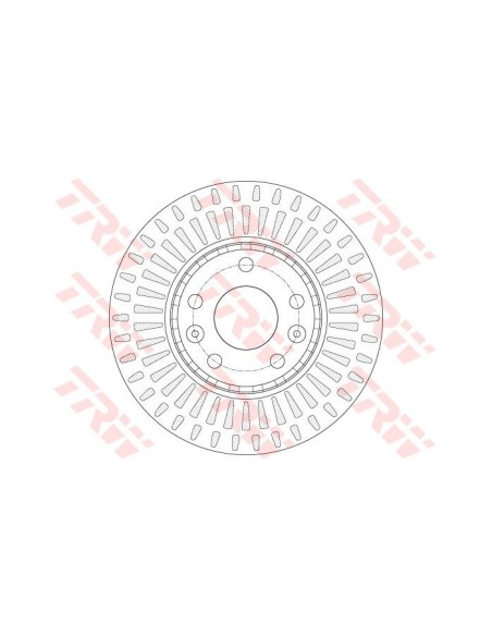 TRW DISCO FRENO DF6184