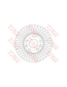 TRW DISCO FRENO DF6184 2