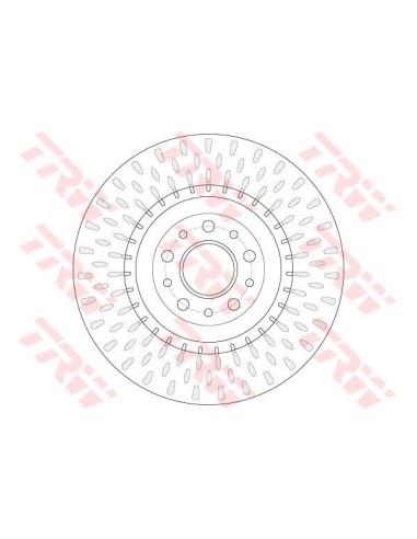 TRW DISCO FRENO DF6424