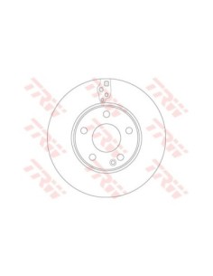 TRW DISCO FRENO DF6548