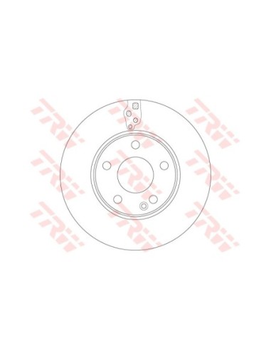 TRW DISCO FRENO DF6548