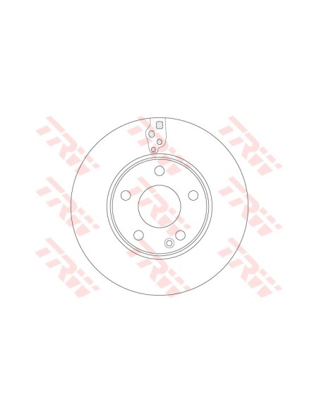 TRW DISCO FRENO DF6548