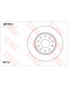 TRW DISCO FRENO DF7911
