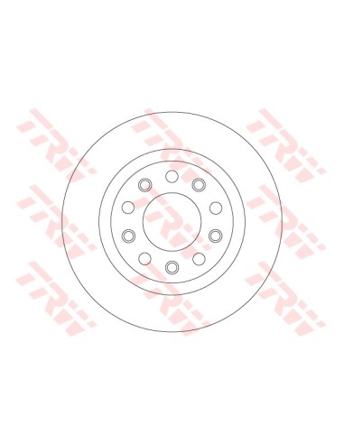 TRW DISCO FRENO DF8070