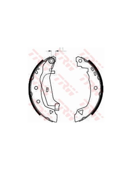 TRW KIT GANASCE FRENO GS8240