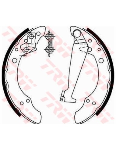 TRW KIT GANASCE FRENO GS8526