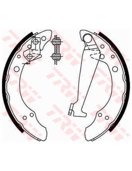TRW KIT GANASCE FRENO GS8526