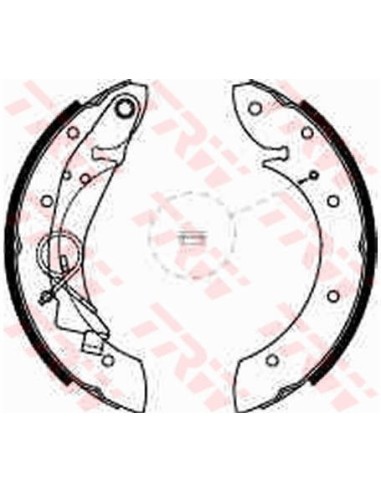 TRW KIT GANASCE FRENO GS8635