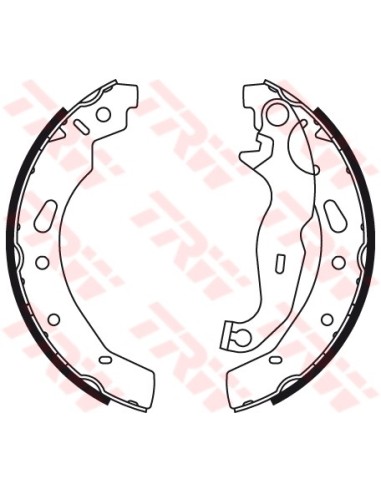 TRW KIT GANASCE FRENO GS8787