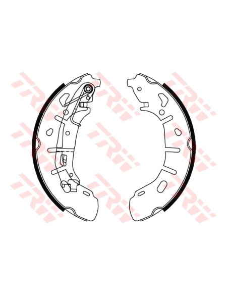 TRW KIT GANASCE FRENO GS8799