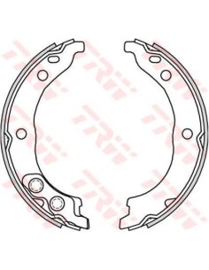 TRW KIT GANASCE, FRENO STAZIONAMENTO GS8715