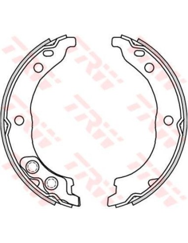 TRW KIT GANASCE, FRENO STAZIONAMENTO GS8715
