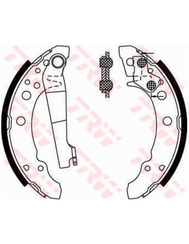TRW KIT GANASCE FRENO GS8166