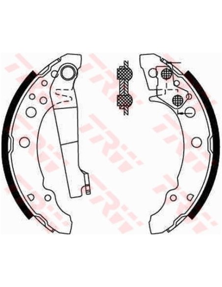 TRW KIT GANASCE FRENO GS8166