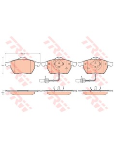 TRW PASTIGLIE FRENO GDB1307