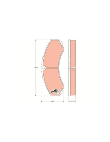 TRW PASTIGLIE FRENO GDB1345