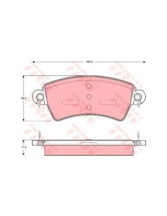 TRW PASTIGLIE FRENO GDB1385