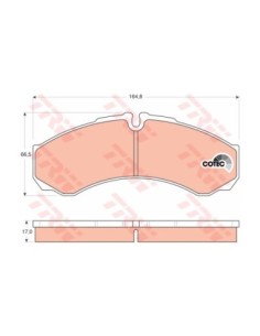 TRW PASTIGLIE FRENO GDB1534