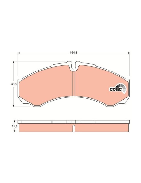 TRW PASTIGLIE FRENO GDB1534