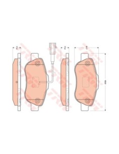 TRW PASTIGLIE FRENO GDB1746