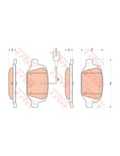 TRW PASTIGLIE FRENO GDB1894