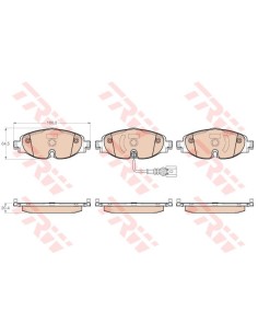 TRW PASTIGLIE FRENO GDB1956