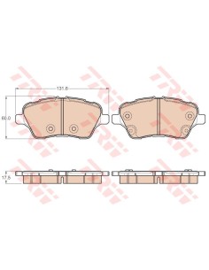 TRW PASTIGLIE FRENO GDB1959