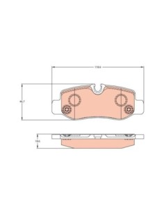 TRW PASTIGLIE FRENO GDB2102 2