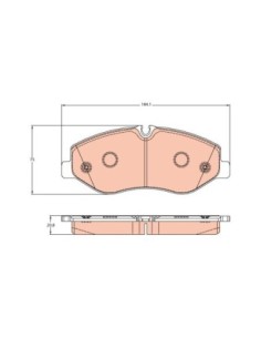TRW PASTIGLIE FRENO GDB2103 2