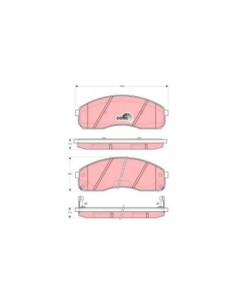 TRW PASTIGLIE FRENO GDB3301 2