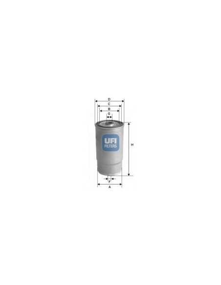 UFI FILTRO CARBURANTE 24.122.00