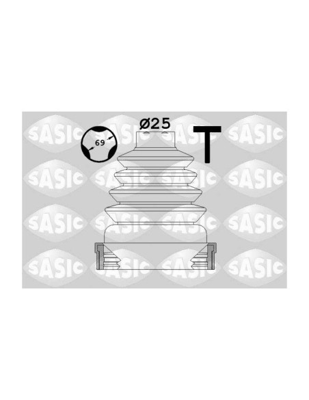 SASIC KIT CUFFIA, SEMIASSE 1904023