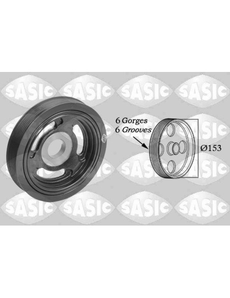 SASIC PULEGGIA CINGHIA, ALBERO A GOMITI 2150004