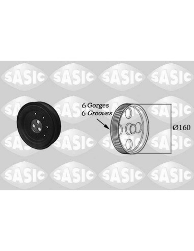 SASIC PULEGGIA CINGHIA, ALBERO A GOMITI 2156033