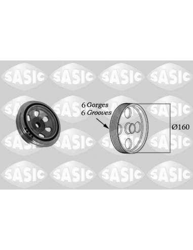 SASIC PULEGGIA CINGHIA, ALBERO A GOMITI 2156053