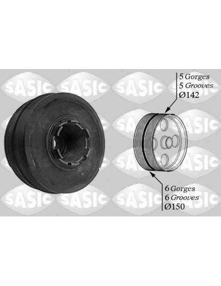 SASIC PULEGGIA CINGHIA, ALBERO A GOMITI 9001810