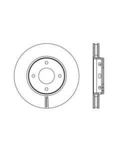 OPEN PARTS DISCO FRENO BDA2403.20
